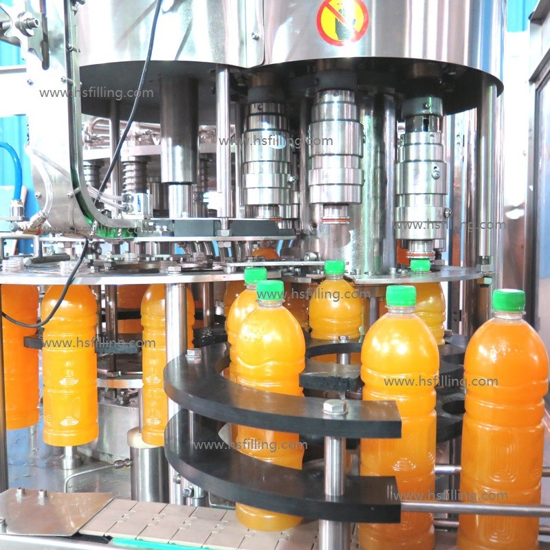 Rinsing Capping Juice Filling Machine