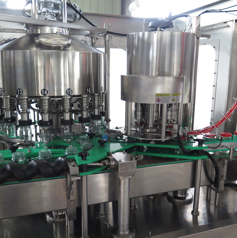 SUS 304 9000BPH XO Sauce Filling Machine glass jar filling capping machine