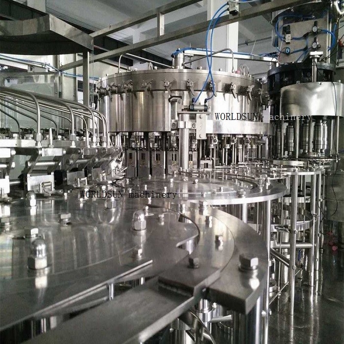 ISO Certified 8000BPH 0.5L Soda Water Filling Machine Automatic Cola Sprite Soda Water Filling Machine 6000-8000BPH food
