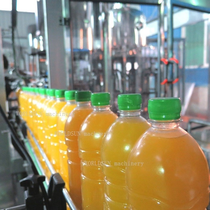 Full Automatic Fruit Juice Filling Machine 2000BPH Capacity fruit juice bottling machine