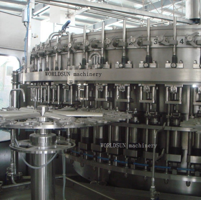 Full Automatic 24000BPH Tonic Water Filling Machine PET Bottle Glass Bottle Stainless Steel 316