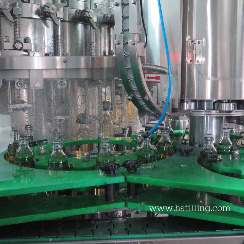 Small Scale ISO Certified 8000BPH Beer Filling Machine beer bottle filling capping machine