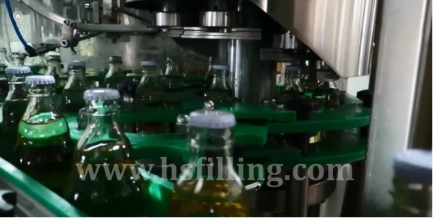 Glass Bottle Toddy Capping Beverage Filling Machine 2000BPH