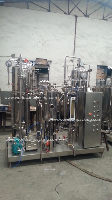 Automatic Co2 Beverage Mixing Machine Aerated Carbonated Drink Mixer