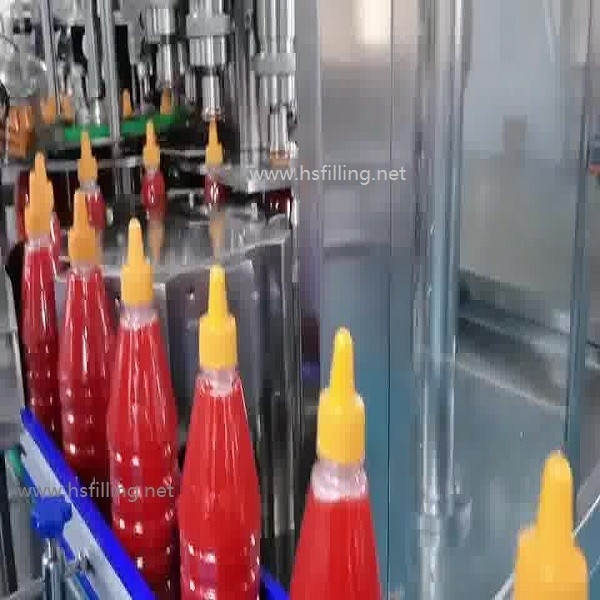 CNC Tomato Sauce Bottling Capping Machine 3kw Integrated
