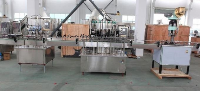 SS304 Syrup Filling Machine 380V Bottle Filling Capping Machine