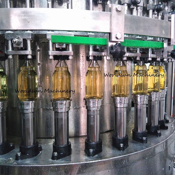 PLC Control 600ml 12000 Bottles/Hour Beer Filling Machine glass bottle beer filling capping machine