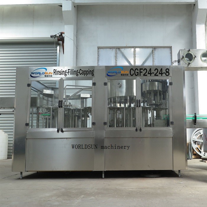 CE Standard 10.8kw 20000-24000BPH bottled beverage filling machine Beverage Filling Machine
