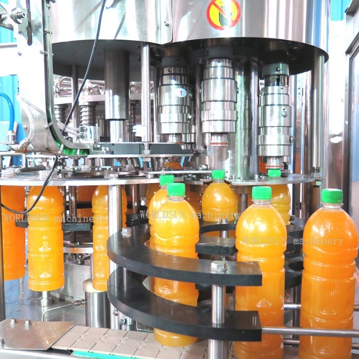 3000BPH Stainless Steel 316 automatic four in one Juice with pulp juice Filling Machine granular juice filling machine