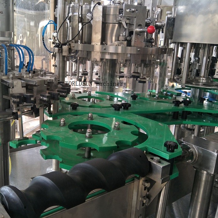 Full Automatic 24000BPH Tonic Water Filling Machine PET Bottle Glass Bottle Stainless Steel 316