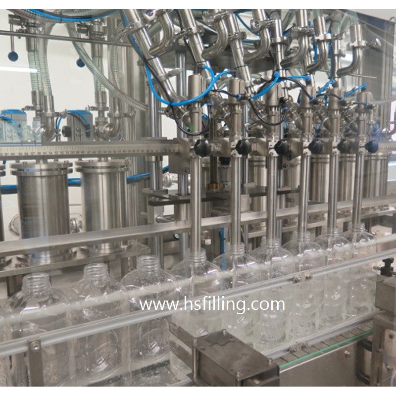1000BPH Liquid Detergent Filling Machine Compact Structure 1900pcs/H