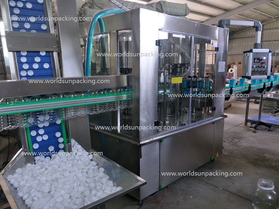 Windshield Washer Chemical Filling Machine Bottling Capping 2000bph