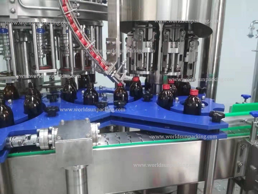 AISI 316L 200ml Automatic Syrup Filling Machine Bottle Capping Machine