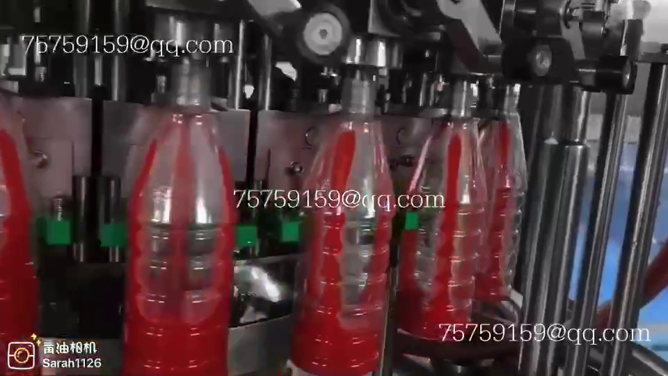 automatic tomato Ketchup sauce  bottle Filling Machine capping machine tomato sauce filling machine