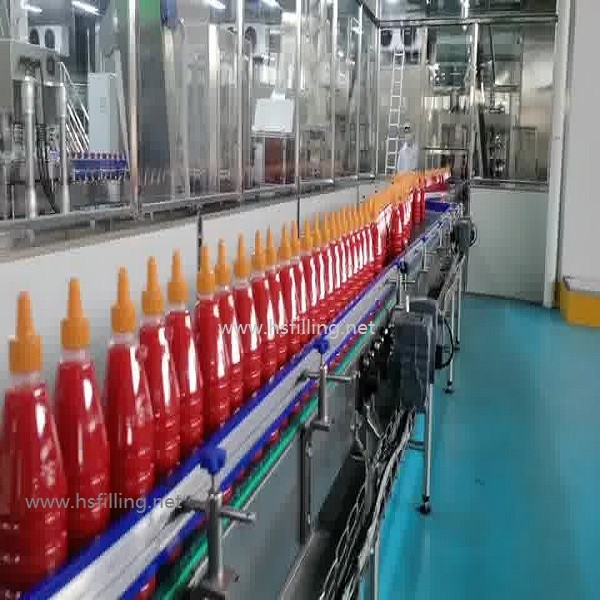 10000bph 500ml full automatic Ketchup Bottle Filler filling machine glass bottle plastic bottle ketchup filling machine